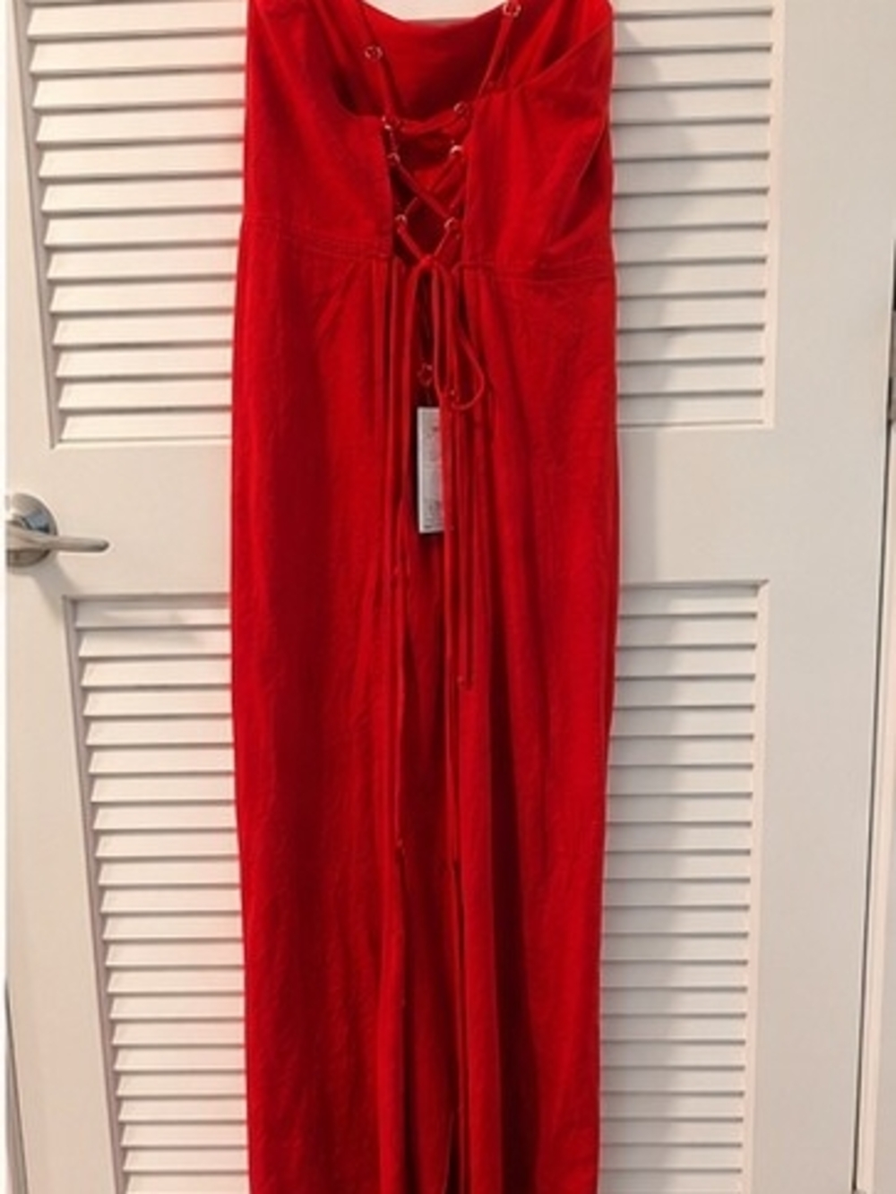 Wild Fable Red Lace-Up Back Maxi Dress NWT Size 17 XXL